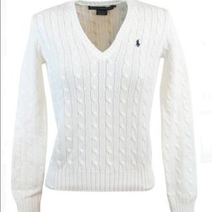 Off- White Ralph Lauren Cable Knit Sweater