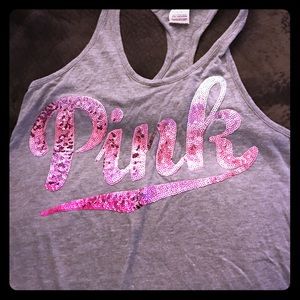 Pink Bling Tank Top