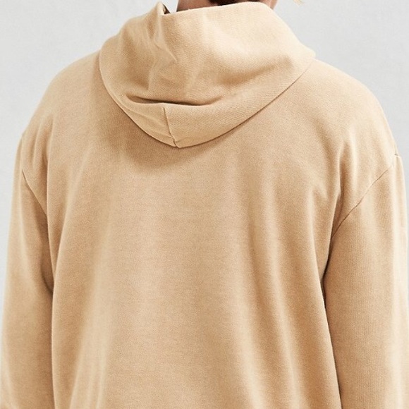 ❤️LAST ONE❤️NWT Urban Outfitters Soft Taupe Hoodie - Picture 3 of 4