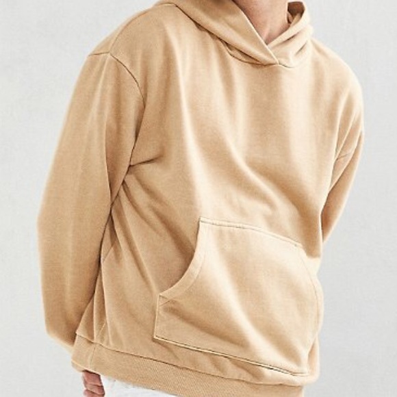 ❤️LAST ONE❤️NWT Urban Outfitters Soft Taupe Hoodie - Picture 4 of 4