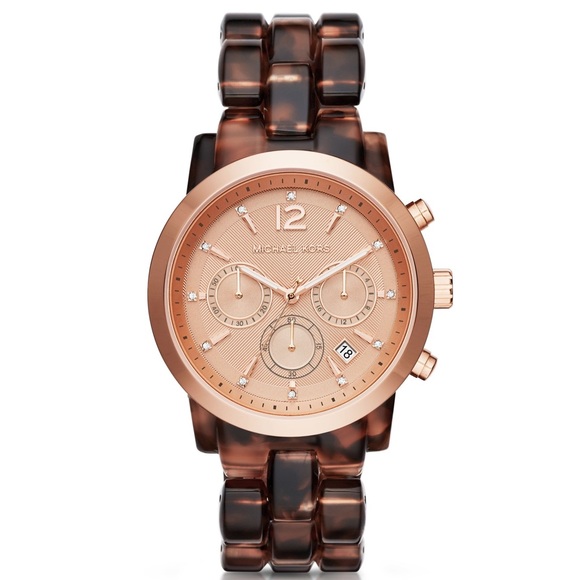 MK Audrina Rose Gold & Tortoise **Not for Sale** - Picture 1 of 1