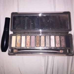 Naked 2 pallet & Sephora Ultra Black mascara