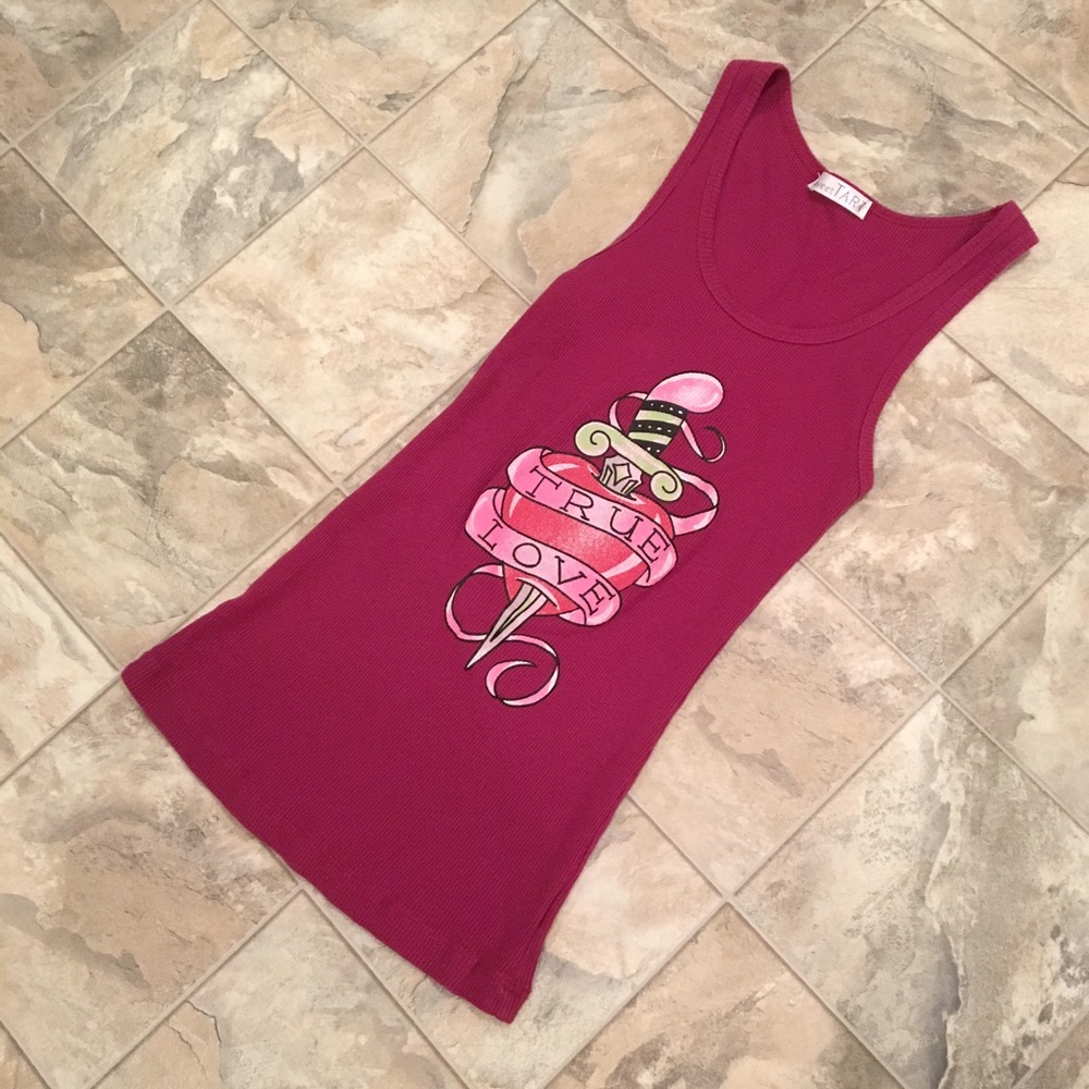 SWEET TART 'TRUE LOVE' tank top
