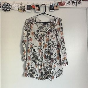 Kendall and Kylie pacsun floral dress