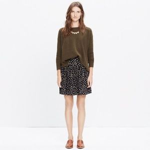 Madewell Skyline Skirt in Stencil Blossom - NWOT