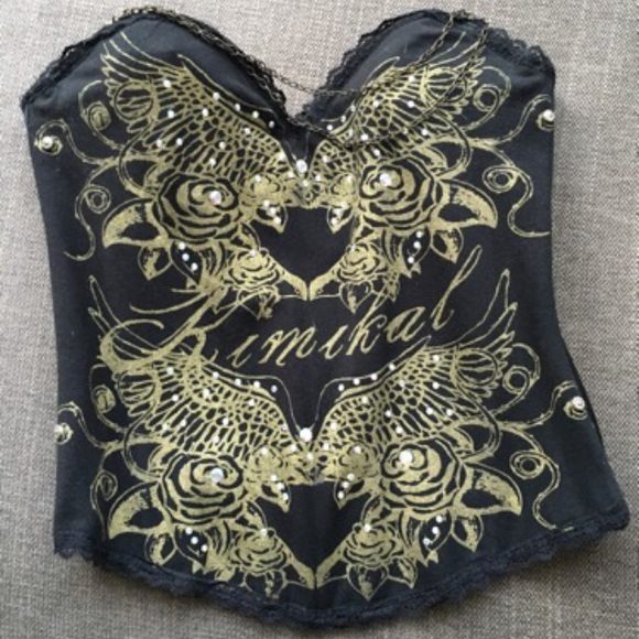Kimikal Bustier with Rhinestone Detail/Corset 36B - Picture 2 of 4