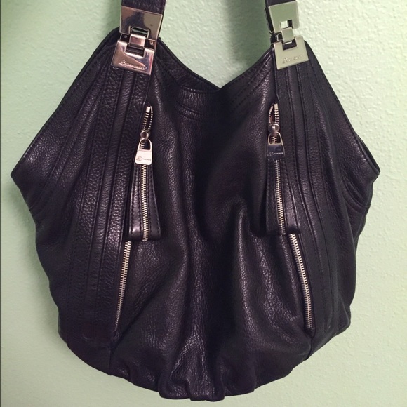 B. Makowsky Genuine Leather Shoulder Bag