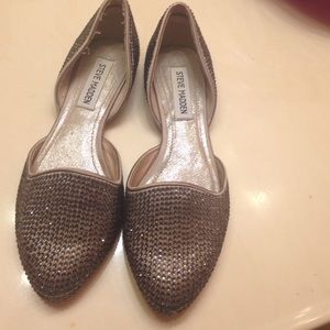 Steve Madden rhinestone flats
