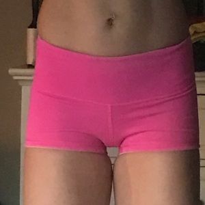 Lululemon reversible pink shorts