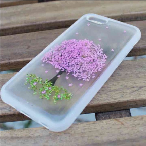 dried flowers tree case for iPhone and Samsung