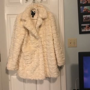 Faux fur jacket