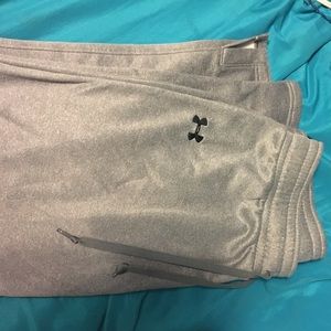 Light Gray women's Under Armour sweatpants