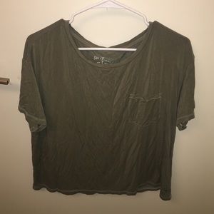 Olive green American Eagle T-shirt