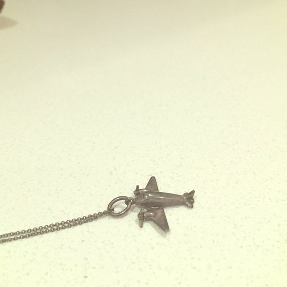 Tiffany & Co. airplane Necklace with 20 inch chain
