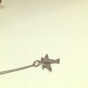Tiffany & Co. airplane Necklace with 20 inch chain