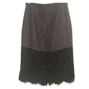 Classic Pencil Skirt with Lace and Sparkle!