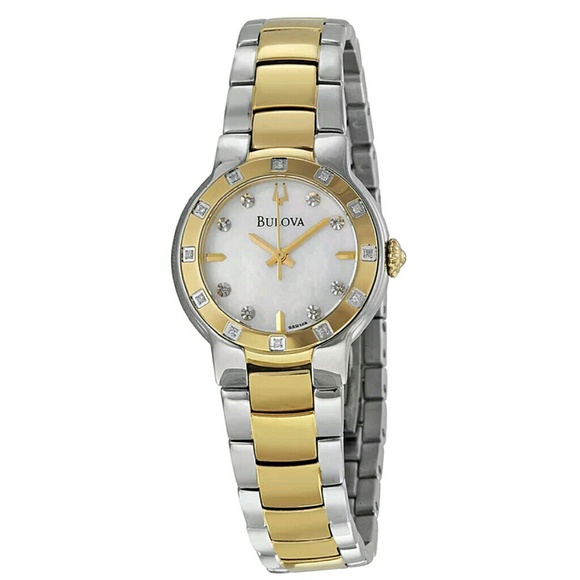 Big sale,NWT $500 Bulova Diamond Two-Tone watch main image 4