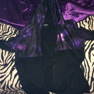 Zip-up galaxy jacket