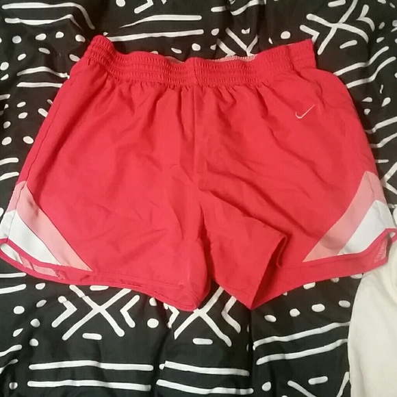 Orange Nike Running Shorts