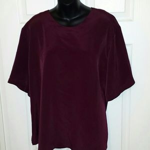 Comfy plus size  short sleeve Blouse