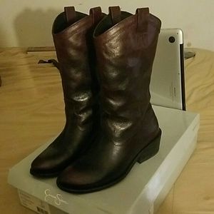 Jessica Simpson cowboy boots