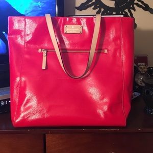 Red Kate Spade tote