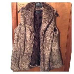 Faux fur vest - Large