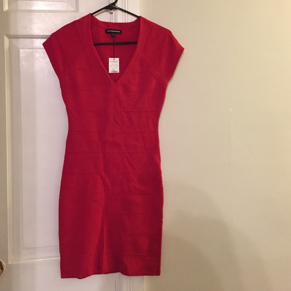 NWT Red Bandage Party Dress