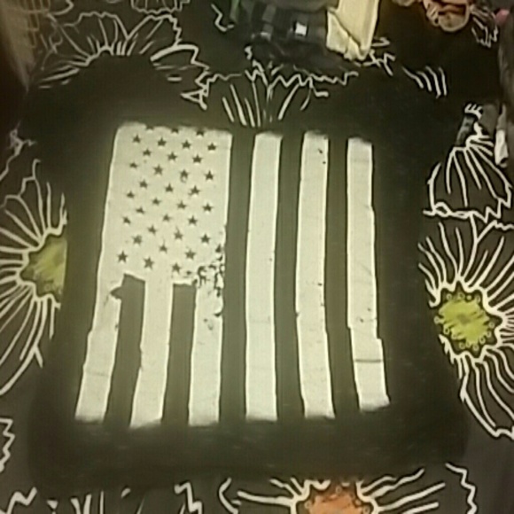 American flag tee