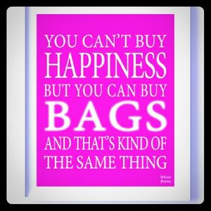 I 💕 bags!!!  😂