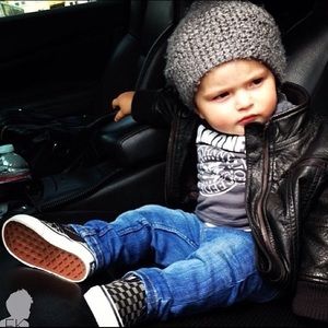 🎉HP🎉Baby vegan leather jacket size 12months