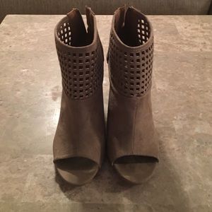 Boutique Brand Peep-Toe Booties
