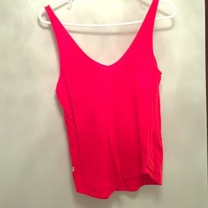 Fabletics red workout tank