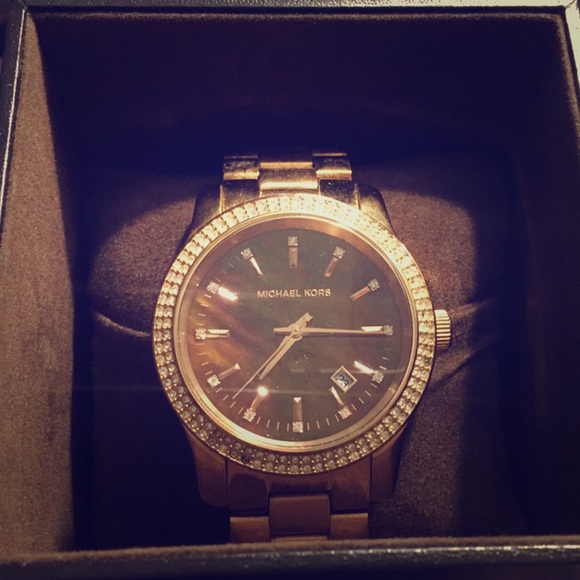 Michael Kors rose gold watch