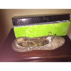 Sam Edelman Felicia Snake Flats 8.5M