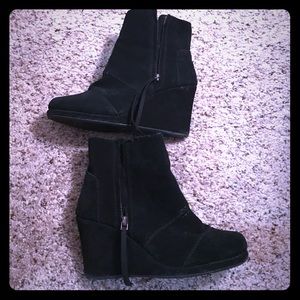 Toms booties - size 7