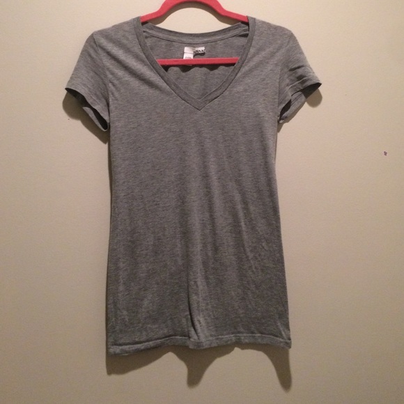 Grey V-neck Tee