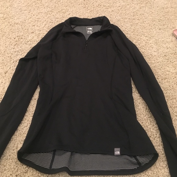 North Face zip long sleeve