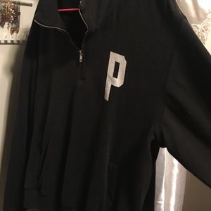 Size large love pink quarter zip