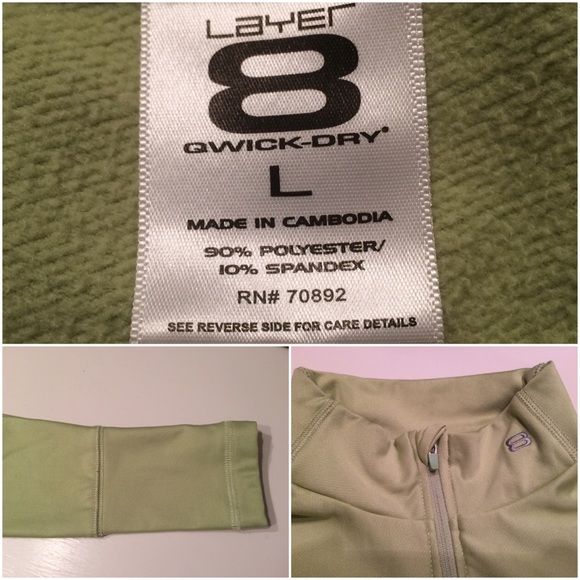 Green running pullover - Picture 4 of 4