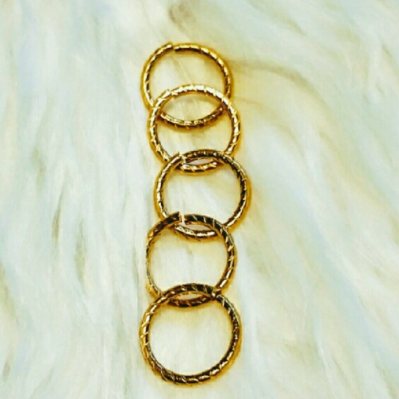 🌟18k gold plated rings for hair/braid - Picture 4 of 4