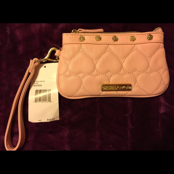 Betsey Johnson Be Mine Wristlet BNWT
