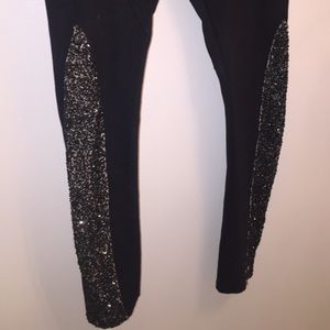 Sequin side panel Alice + Olivia leggings