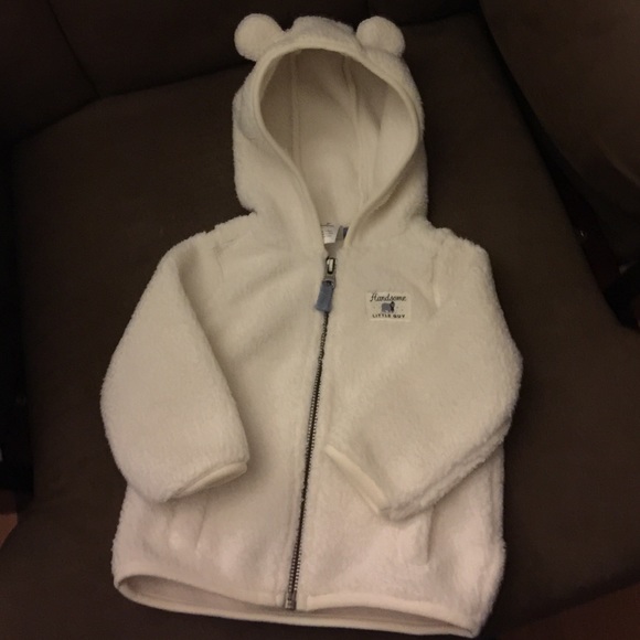 Warm baby Boy Sherpa hoodie