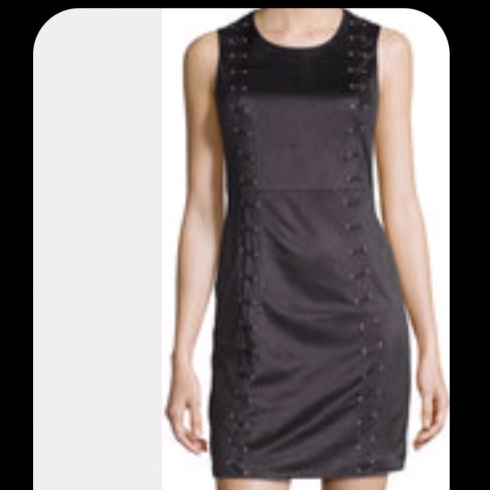 🌟🌟Design History Vegan Black Soft Suede Dress.  B3 - Picture 3 of 7