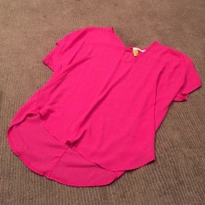 Hot pink blouse
