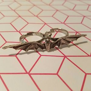 Not available!! Goth Girl Chic Bat Ring