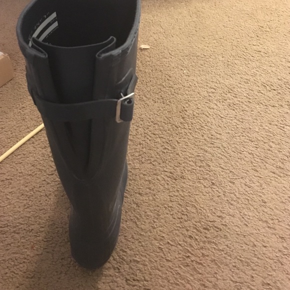 Hunter huntress 8 wide calf matte navy boots - Picture 2 of 2