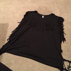 Top with fringe