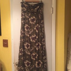 Anthropologie maxi dress size 8